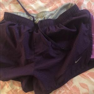 Nike running shorts with liner